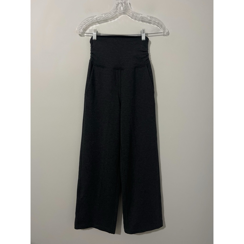 Lululemon Take It Easy Pant Women’s 2 Heather Gray Black Wide Leg Stretch W5AZGS - Picture 3 of 13